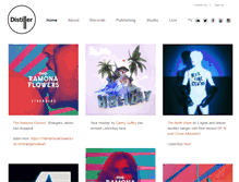 Tablet Screenshot of distillermusic.com